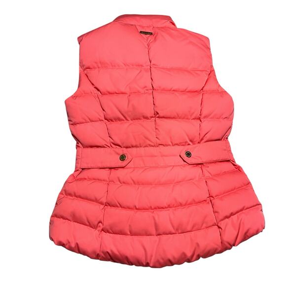 Lilly Pulitzer Women Isabelle Puffer Down Vest Pink Floral Lining XS - Picture 6 of 7